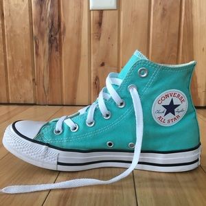 Converse hightop teal